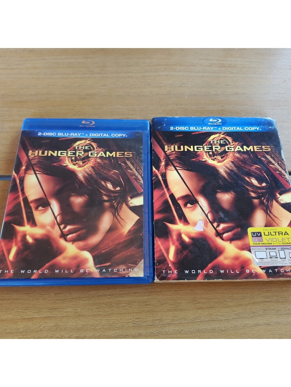 The Hunger Games (Blu-ray + Digital Copy, 2012, 2-Disc Set w Slipcover)